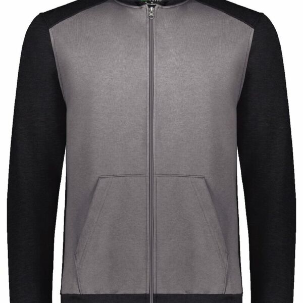 Youth Eco Revive™ Three-Season Triblend Fleece Full-Zip Hooded Sweatshirt Thumbnail