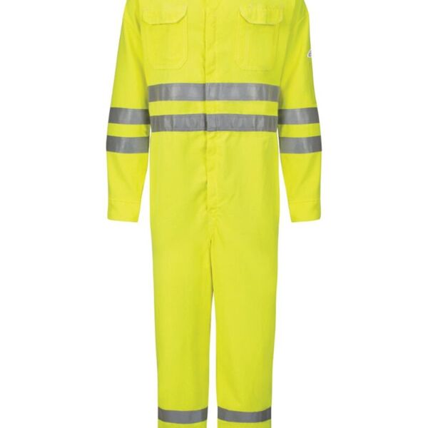 Men's Tall Hi-Vis Deluxe Coverall with Reflective Trim - CoolTouch® 2 - 7 oz. Thumbnail