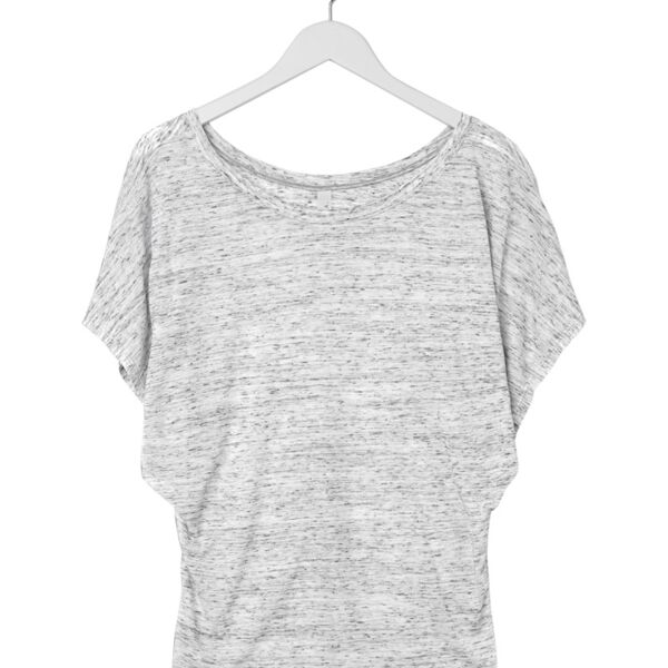 +CANVAS Ladies' Flowy Draped-Sleeve Dolman Tee Thumbnail