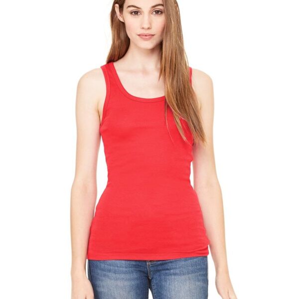 Women's Sheer Mini Rib Tank Thumbnail