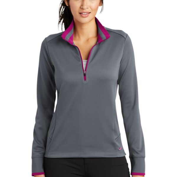 NIKE Golf Ladies Dri FIT 1/2 Zip Cover Up Thumbnail
