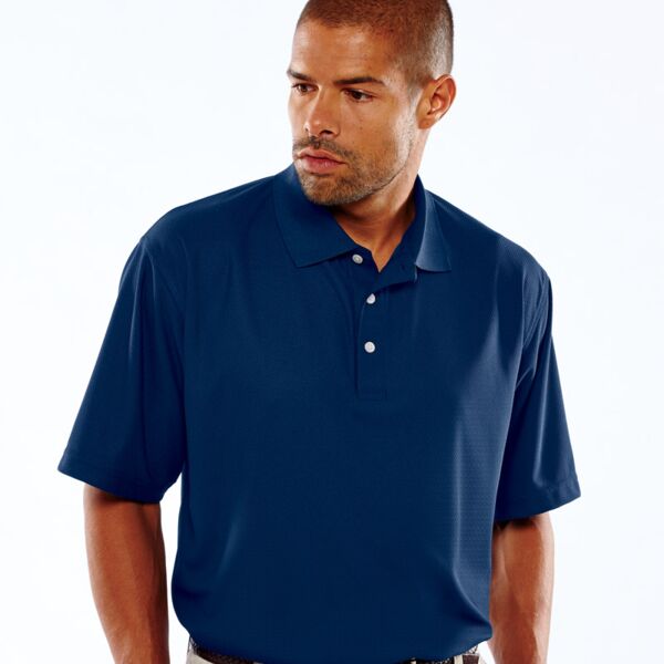 UltraClub® Men's Cool & Dry Pebble-Knit Polo Thumbnail