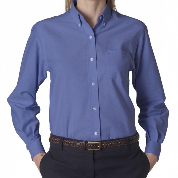 Van Heusen Ladies’ Classic Long-Sleeve Oxford Thumbnail