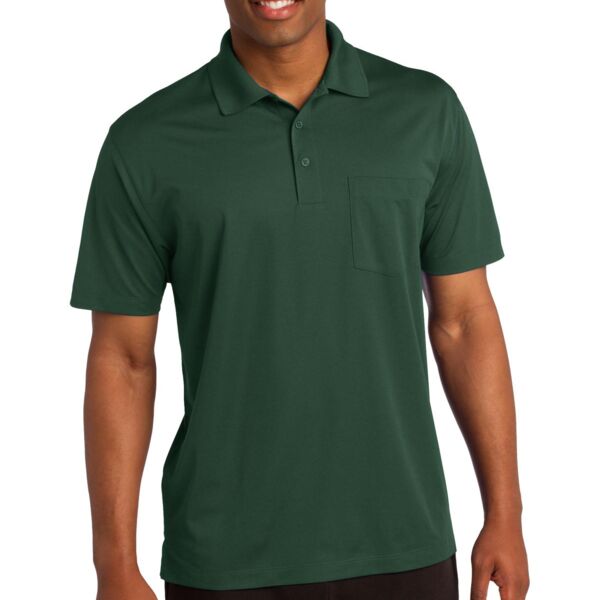 Sport Tek Micropique Sport Wick ® Pocket Polo Thumbnail