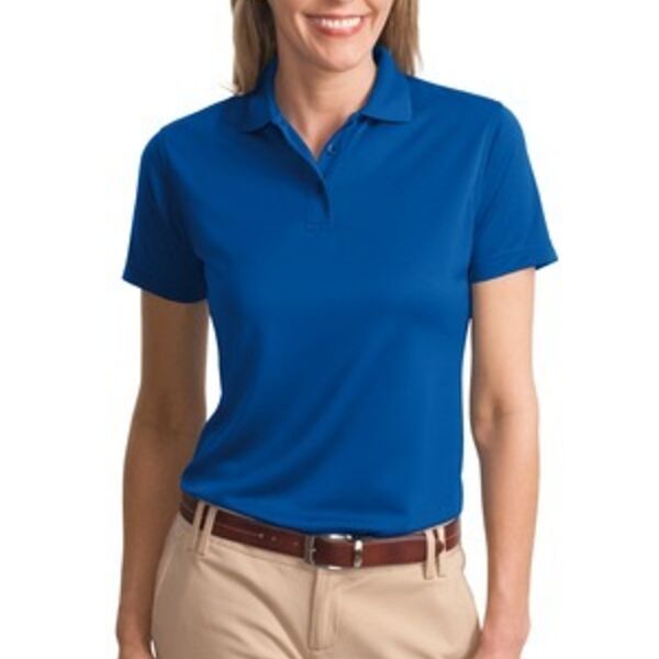 Port Authority Ladies Poly Bamboo Charcoal Blend Pique Polo Thumbnail