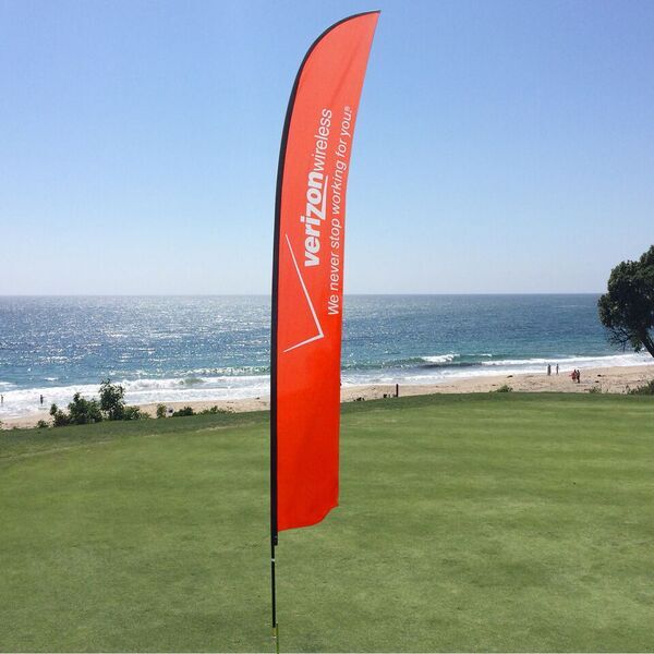 19.5ft Feather Flag Banner (Double Sided) Thumbnail