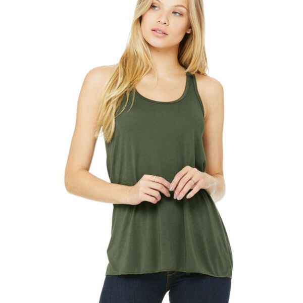 Bella + Canvas Ladies' Flowy Racerback Tank Thumbnail