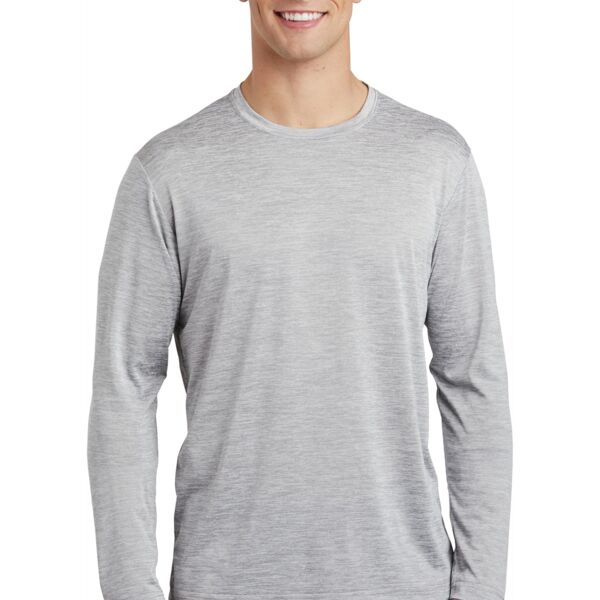  PosiCharge Long Sleeve Electric Heather Tee Thumbnail