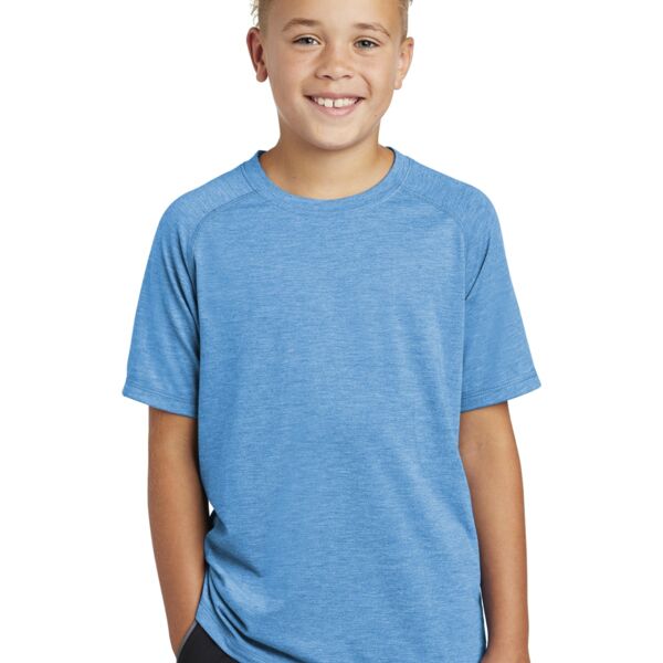 Youth PosiCharge Tri Blend Wicking Raglan Tee Thumbnail