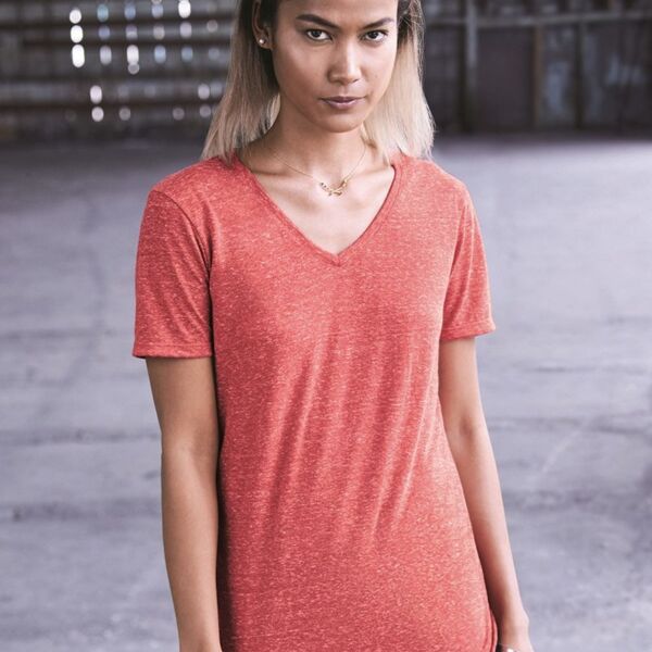 Women's Snow Heather Jersey V-Neck Thumbnail