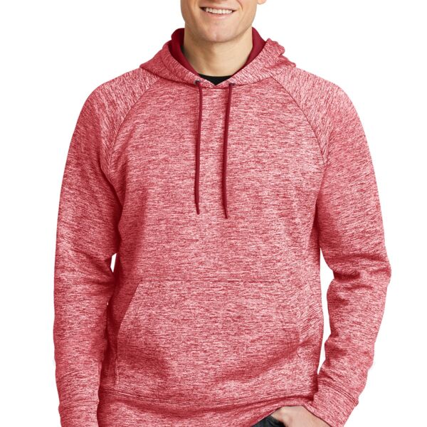 Sport Tek PosiCharge ® Electric Heather Fleece Hooded Pullover - S Thumbnail