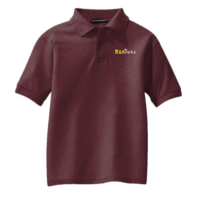 Youth Size Polo with West Oaks Academy Logo  Thumbnail