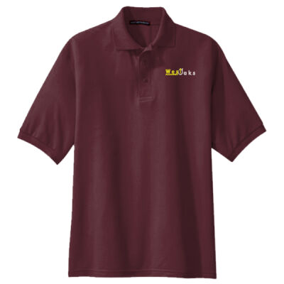 Adult Men's Sizing XS-3XL West Oaks Academy Polo with Logo Thumbnail