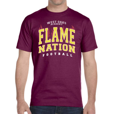 Adult WOA Flame Nation Football Thumbnail