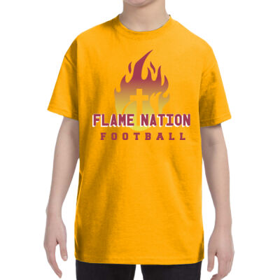 Youth Flame Nation Football Fire Icon Thumbnail