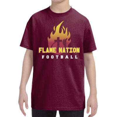 Youth Flame Nation Football Fire Icon Thumbnail