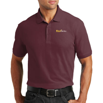 Adult Men's S-3XL West Oaks Academy Polo with Logo Thumbnail