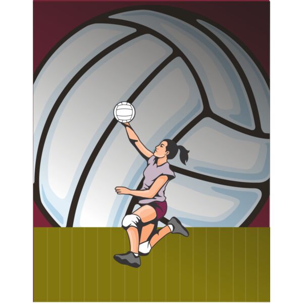 Volleyball 01 22x28 Thumbnail