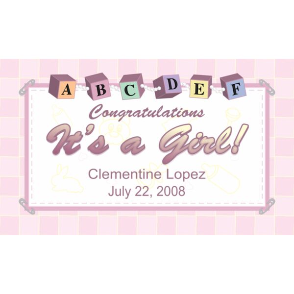 Baby Girl 60x36 Thumbnail