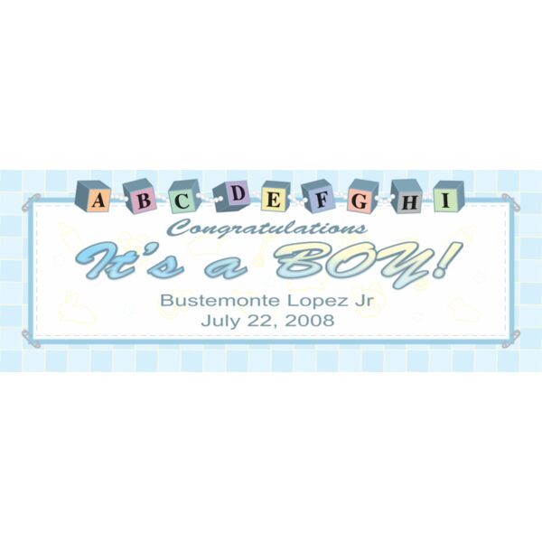 Baby Boy 96x36 Thumbnail