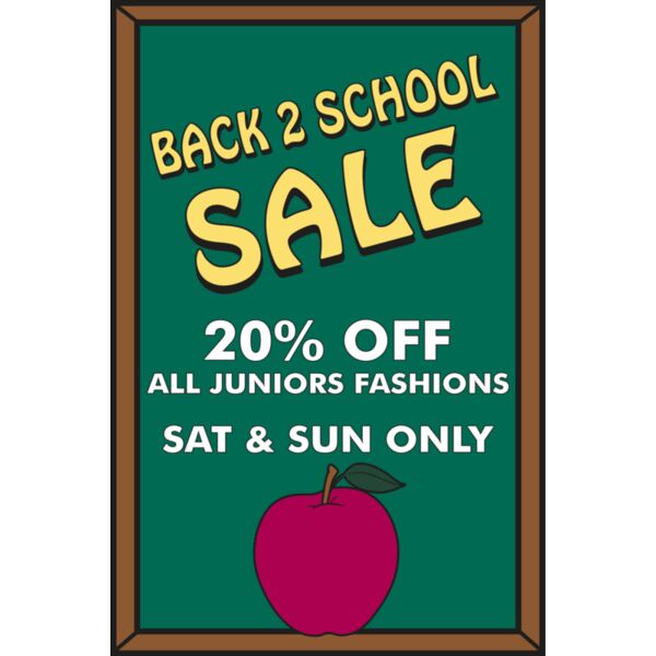 Back To School 24x36 Thumbnail