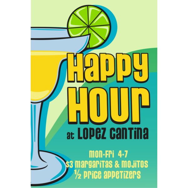 Happy Hour 24x36 Thumbnail