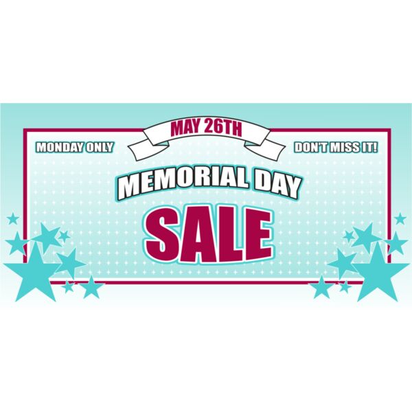 Memorial Day Sale 120x60 Thumbnail