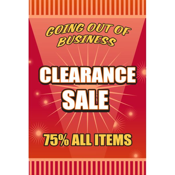 Going Out Of Business 24x36 Thumbnail