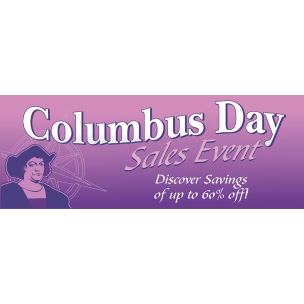 Columbus Day 96x36 Thumbnail