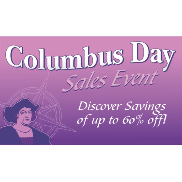 Columbus Day 60x36 Thumbnail