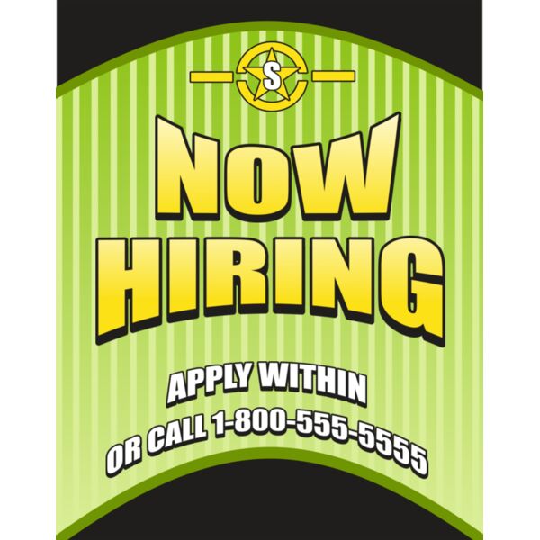 Now Hiring 22x28 Thumbnail