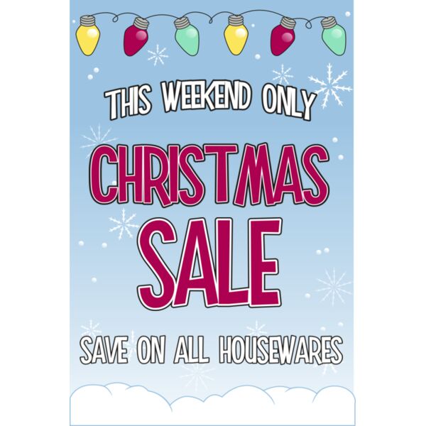 Christmas Sale 24x36 Thumbnail