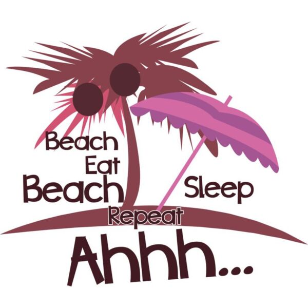 Beach eat Beach sleep repeat  Thumbnail