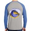Mens Full Color PosiCharge Long Sleeve Tri Blend Wicking Raglan Tee Thumbnail