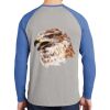 Mens Full Color PosiCharge Long Sleeve Tri Blend Wicking Raglan Tee Thumbnail