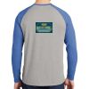 Mens Full Color PosiCharge Long Sleeve Tri Blend Wicking Raglan Tee Thumbnail