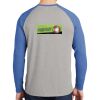 Mens Full Color PosiCharge Long Sleeve Tri Blend Wicking Raglan Tee Thumbnail
