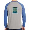 Mens Full Color PosiCharge Long Sleeve Tri Blend Wicking Raglan Tee Thumbnail
