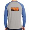 Mens Full Color PosiCharge Long Sleeve Tri Blend Wicking Raglan Tee Thumbnail