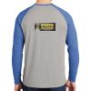 Mens Full Color PosiCharge Long Sleeve Tri Blend Wicking Raglan Tee Thumbnail