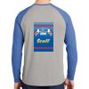 Mens Full Color PosiCharge Long Sleeve Tri Blend Wicking Raglan Tee Thumbnail