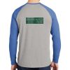 Mens Full Color PosiCharge Long Sleeve Tri Blend Wicking Raglan Tee Thumbnail