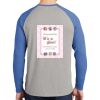 Mens Full Color PosiCharge Long Sleeve Tri Blend Wicking Raglan Tee Thumbnail