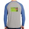 Mens Full Color PosiCharge Long Sleeve Tri Blend Wicking Raglan Tee Thumbnail