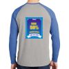 Mens Full Color PosiCharge Long Sleeve Tri Blend Wicking Raglan Tee Thumbnail