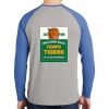Mens Full Color PosiCharge Long Sleeve Tri Blend Wicking Raglan Tee Thumbnail
