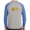 Mens Full Color PosiCharge Long Sleeve Tri Blend Wicking Raglan Tee Thumbnail