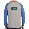 Mens Full Color PosiCharge Long Sleeve Tri Blend Wicking Raglan Tee Thumbnail