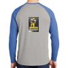 Mens Full Color PosiCharge Long Sleeve Tri Blend Wicking Raglan Tee Thumbnail