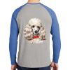 Mens Full Color PosiCharge Long Sleeve Tri Blend Wicking Raglan Tee Thumbnail